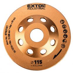 gyémántcsiszoló korong; 115mm×22,2mm, Turbo/lamellás jelleg?