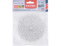 gyémánt csiszolókorong/polírkorong, csempe élcsiszoló, tépőzáras; 100mm, P200, száraz és vizes