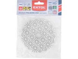 gyémánt csiszolókorong/polírkorong, csempe élcsiszoló, tépőzáras; 100mm, P400, száraz és vizes