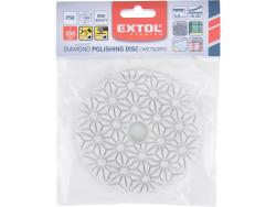 gyémánt csiszolókorong/polírkorong, csempe élcsiszoló, tépőzáras; 100mm, P50, száraz és vizes