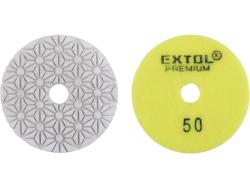 gyémánt csiszolókorong/polírkorong, csempe élcsiszoló, tépőzáras; 100mm, P50, száraz és vizes