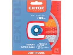 gyémántvágó csempevágáshoz (sima), extra vékony, vizes vágásra; 125×1,1×22,2mm, max.12.200 ford/perc