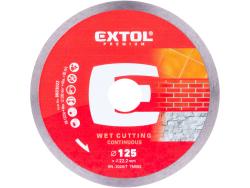 gyémántvágó csempevágáshoz (sima), extra vékony, vizes vágásra; 125×1,1×22,2mm, max.12.200 ford/perc