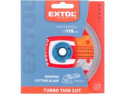 gyémántvágó, ipari korong, TURBO Thin Cut, extra vékony vágás: 1,2mm vastagság; 115×22,2mm, száraz és vizes vágásra