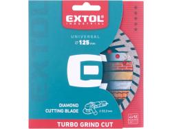 gyémántvágó, ipari korong, TURBO GRIND CUT, gyors vágás; 125×22,2×2,2mm, száraz és vizes vágásra