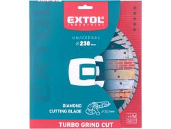 gyémántvágó, ipari korong, TURBO GRIND CUT,  gyors vágás; 230×22,2×2,6mm, száraz és vizes vágásra