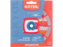 gyémántvágó szegmenses; 125×22,2×1,8mm, max.12.200 f/min