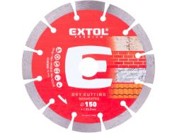 gyémántvágó szegmenses; 150×22,2×2,0mm  max.10.000 f/min