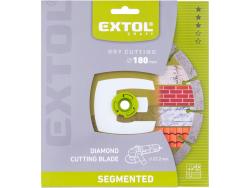 gyémántvágó szegmenses; 180×22,2×2,4mm, max.8.600 f/min