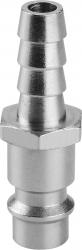 gyorscsatlakozó-dugó, töml?véggel, 1/2", 12mm, nikkelezett réz, bliszteren