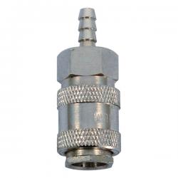 gyorscsatlakozó-hüvely, töml?véggel, 1/2", 12mm, nikkelezett réz, bliszteren