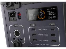 hordozható áramforrás (power station), 1200W, 921 Wh