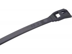 kábelkötegel? 4,6×280mm 100db, EXTRA, fekete nylon; UV-, sav- és lúgálló