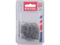 kapocs, kis hullám, 0,8 mm, szélesség: 15 mm, hossz.: 30 mm, 150 db, 8891505 akkus műanyag hegesztőhőz