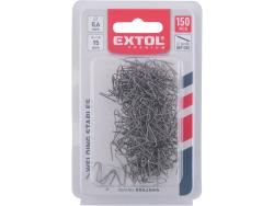 kapocs, `M` forma, 0,6 mm, szélesség: 15 mm, hossz.: 30 mm, 150 db, 8891505 akkus műanyag hegesztőhőz