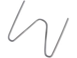 kapocs, `M` forma, 0,6 mm, szélesség: 15 mm, hossz.: 30 mm, 150 db, 8891505 akkus műanyag hegesztőhőz