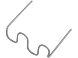 kapocs, nagy hullám, 0,6 mm, szélesség: 15 mm, hossz.: 30 mm, 150 db, 8891505 akkus műanyag hegesztőhőz