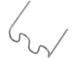 kapocs, nagy hullám, 0,8 mm, szélesség: 15 mm, hossz.: 30 mm, 150 db, 8891505 akkus műanyag hegesztőhőz