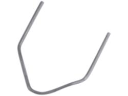 kapocs, `V` forma, 0,8 mm, szélesség: 15 mm, hossz.: 30 mm, 150 db, 8891505 akkus műanyag hegesztőhőz