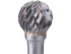 keményfém turbómaró (rotormaró), gömb alakú, 12 mm átmér?j?/ 6 mm szárú, keresztfogazás