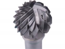 keményfém turbómaró (rotormaró), gömb alakú, 12 mm átmér?j?/ 6 mm szárú, keresztfogazás