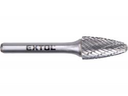 keményfém turbómaró (rotormaró), íves, kerek orrú, átmér? 12×25mm/szár 6mm, keresztfogazás