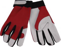 keszty? munkához; kombinált, sertésb?r tenyérrész,/ SPANDEX kézhát,  méret: 10`