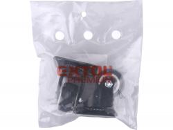 készülékgörg? 2 db, önbeálló, fekete PVC, golyóscsapággyal, 40mm, max. teherbírás: 30 kg/db