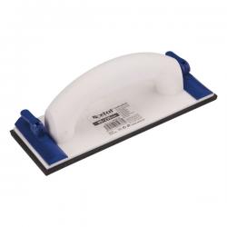kézi csiszoló m?anyag ; 85×235mm, m?anyag leszorítóval