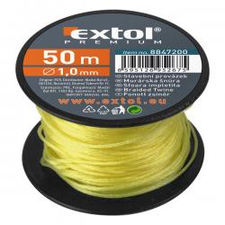k?m?ves zsinór, sodort; PE, 1,7mm×50m, sárga, orsón