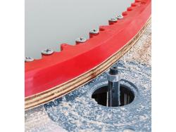 kontúrmásoló, famegmunkáló profilozó szalag, rugalmas görbe sablon, 2000×18×16mm, PU