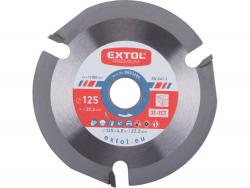 körf?részlap, keményfémlapkás, 125×22,2mm(lyuk átm), T3; 4,0 mm lapkaszélesség, max. 12.000 ford/perc