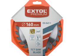 körfűrészlap, keményfémlapkás, 160×20mm(lyuk átm), T24; 2,8mm lapkaszélesség, max. 9000 ford/perc