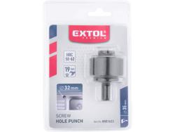 körkivágó csaptelepekhez (csavaros lemezlyukasztó / stancoló); 32 mm