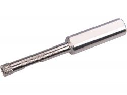 körkivágó üvegre, kerámiára  és csempére, gyémánt vágóél; 6×65mm, fúrógépbe fogható