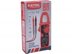 lakatfogó és digitális multiméter; Amper/Volt/Ohm mér?, hangjelz? funkcióval, CE, 2 db 1,5V AAA elem
