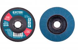 lamellás csiszoló acél, Alu, m?a. és fa munkadarabok csiszolására, 125×22mm; P40, kúpos, max.:12.300 ford./perc, EN13743