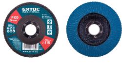 lamellás csiszoló INOX, acél és ALU munkadarabok csiszolására, 115×22mm; P120