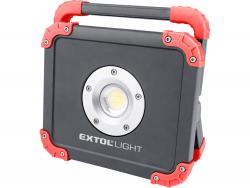 hordozható LED lámpa, 20 W, COB LED; 2000 Lm, újratölthet? Li-ion akkus, 6600 mAh, IP54