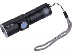 LED lámpa, 3 W, XPE LED; 150 Lm, ALU ház, zoom, újratölthet? Li-ion akkus, 450 mAh