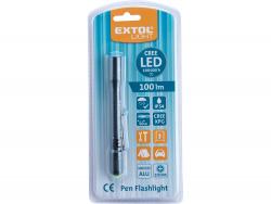 LED lámpa, CREE XPE, 100Lm, 3 funkció; (teljes/harmad fényer?+ villogás), ALU ház, elem nélkül, IP54
