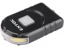 LED lámpa siltes (sildes/simléderes) sapkához, csiptet?vel, 160 Lumen; tölthet? Li-ion akku, 3 funkció