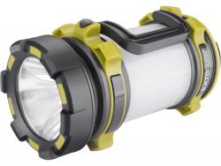 LED lámpa, tölthet?; 350 Lm, cserélhet? Li-ion akku, 2600 mAh, powerbank funkció, cseppálló