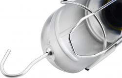 munkalámpa, izzó nélkül, E27 foglalat, max. 60W; kampós akasztó + csiptet?, 230V/50Hz, 5 m kábel