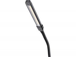 LED munkalámpa, USB tölthet?; 500 Lm, cserélhet? Li-ion akku, 2500 mAh, flexibilis szár