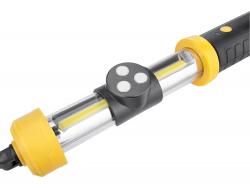 LED munkalámpa, COB LED; 350 Lm, újratölthet? Li-ion akkus, 2000 mAh