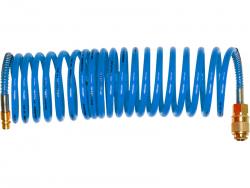 légtöml? spirál kompresszorhoz; 15m, 15 Bar, bels? átmér?: 6mm, PU, 1/4