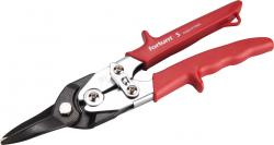 lemezvágó olló egyenes vágáshoz, 255mm, CrMoV, áttételes, HRC 60-62, Tüv/GS, DIN 6438 FORTUM