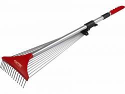 lombsepr?, teleszkópos fém nyéllel, hossza 80-158cm, szélessége 18-59cm, m?anyag rögzít?vel