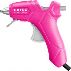 melegragasztó pisztoly, 25 W, stift átmér?: 7,2 mm, Extol Lady, bliszteren